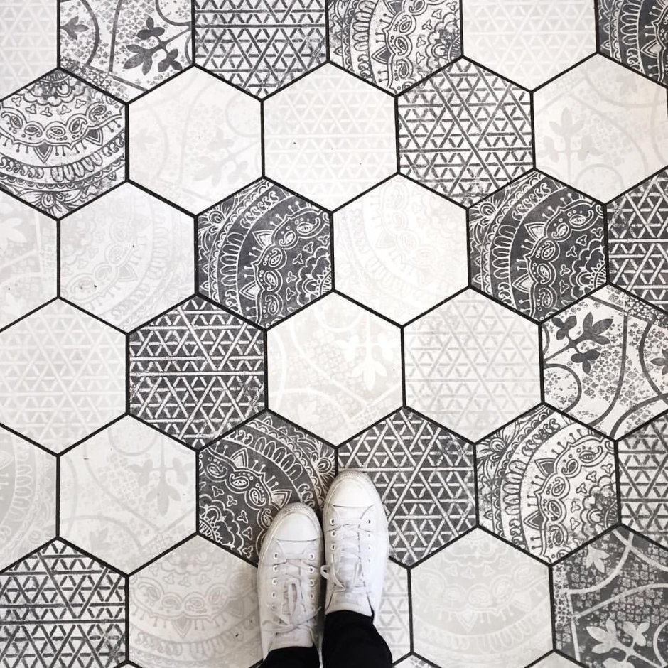 Шестиугольная плитка Церсанит