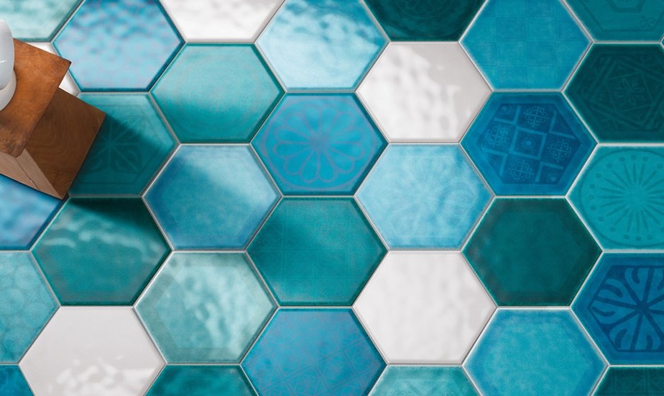 Кварц винил Гексагон