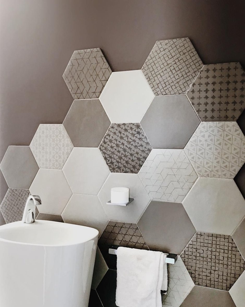 Плитка Гексагон на фартук для кухни