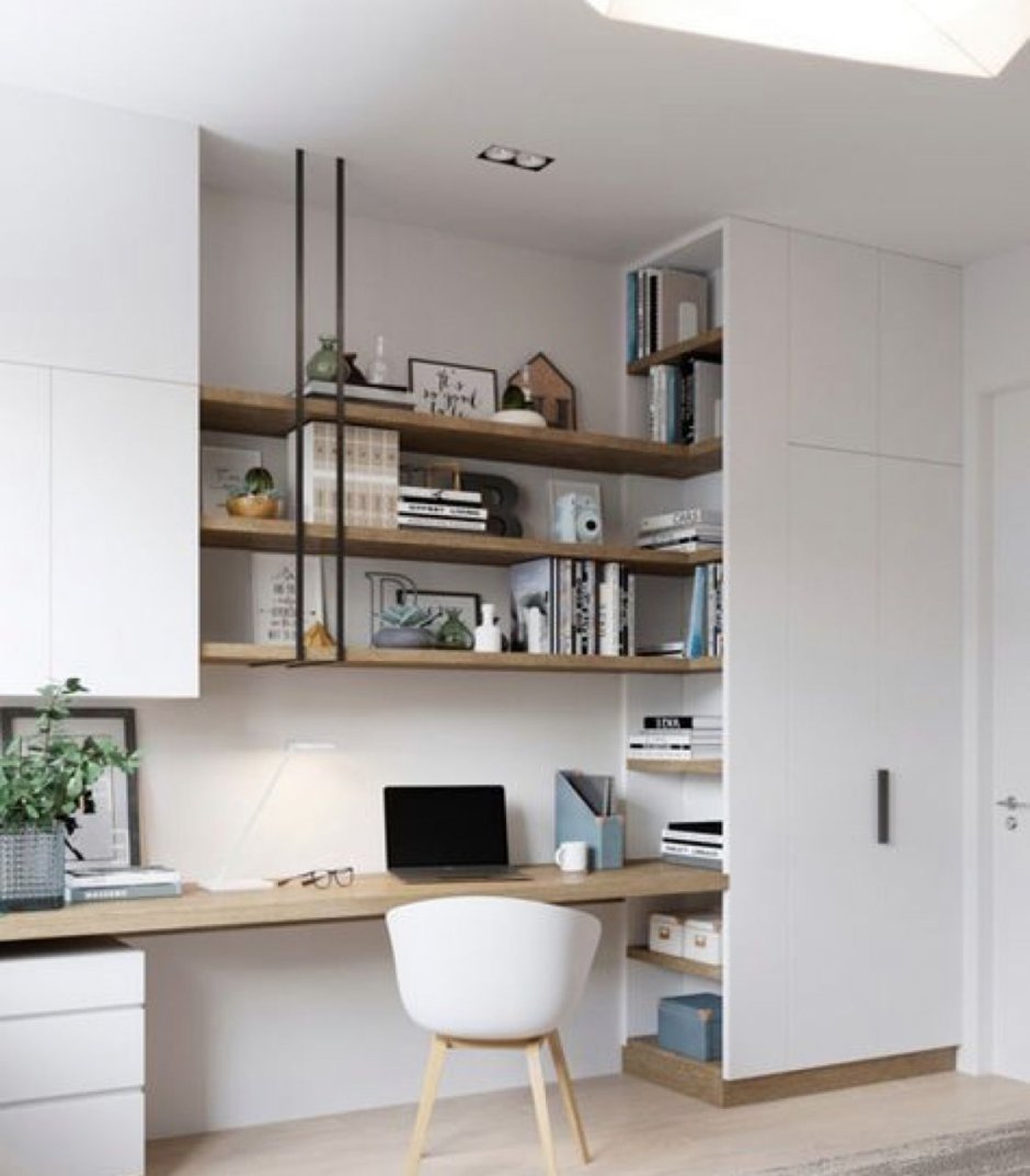 Рабочее место в шкафу