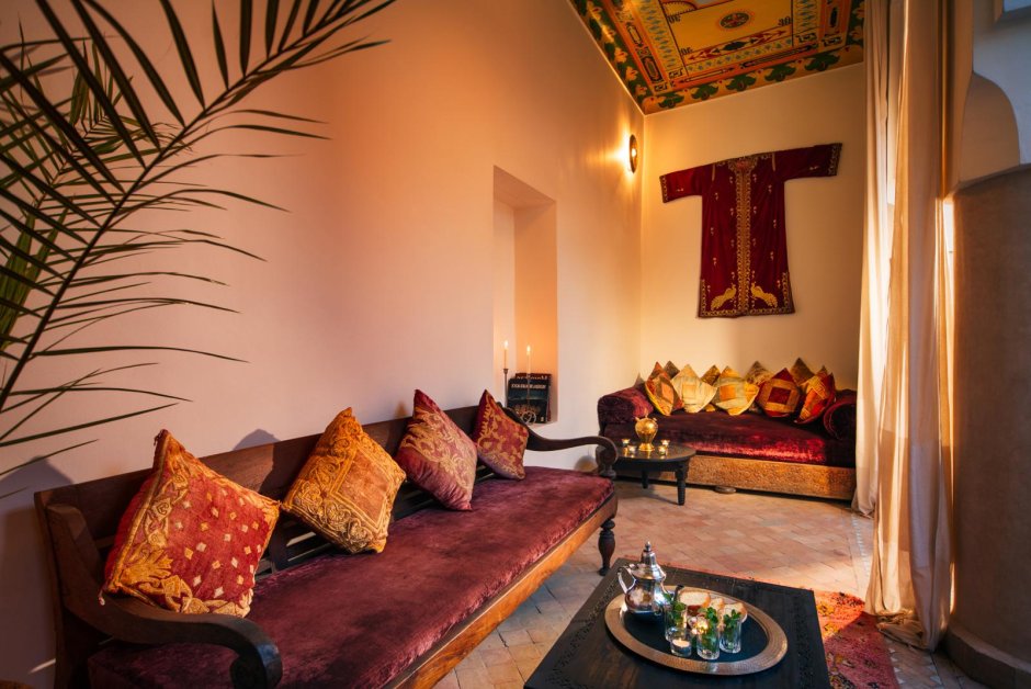 Интерьер в стиле этно Индия