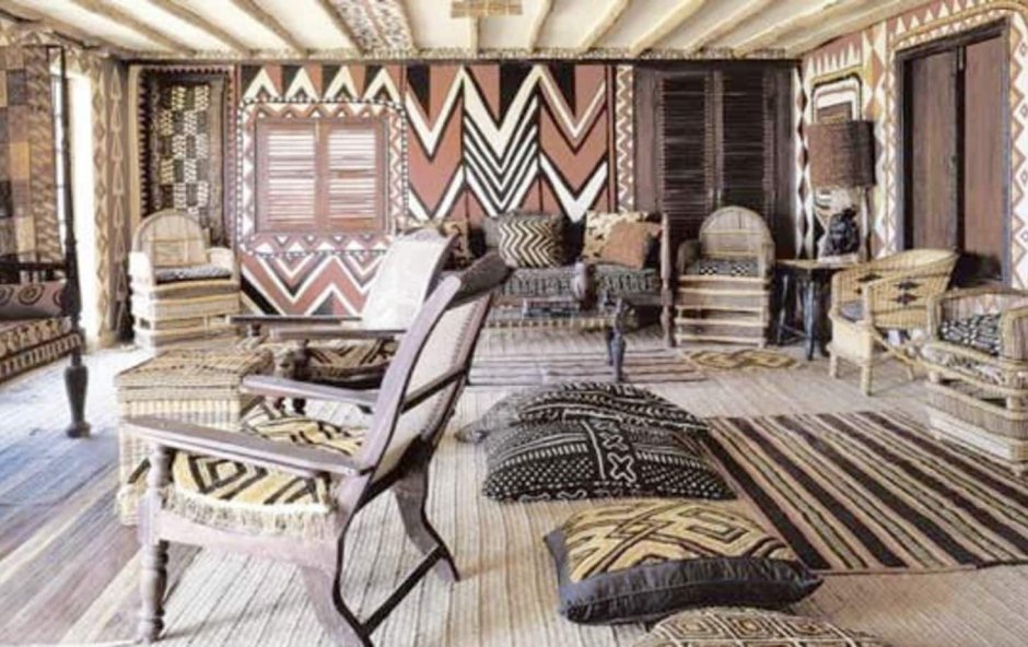 Этно стиль Африки дома исторический