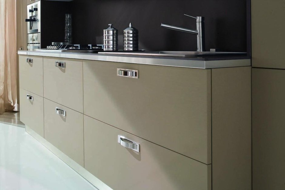 Черный графит Эггер кухни