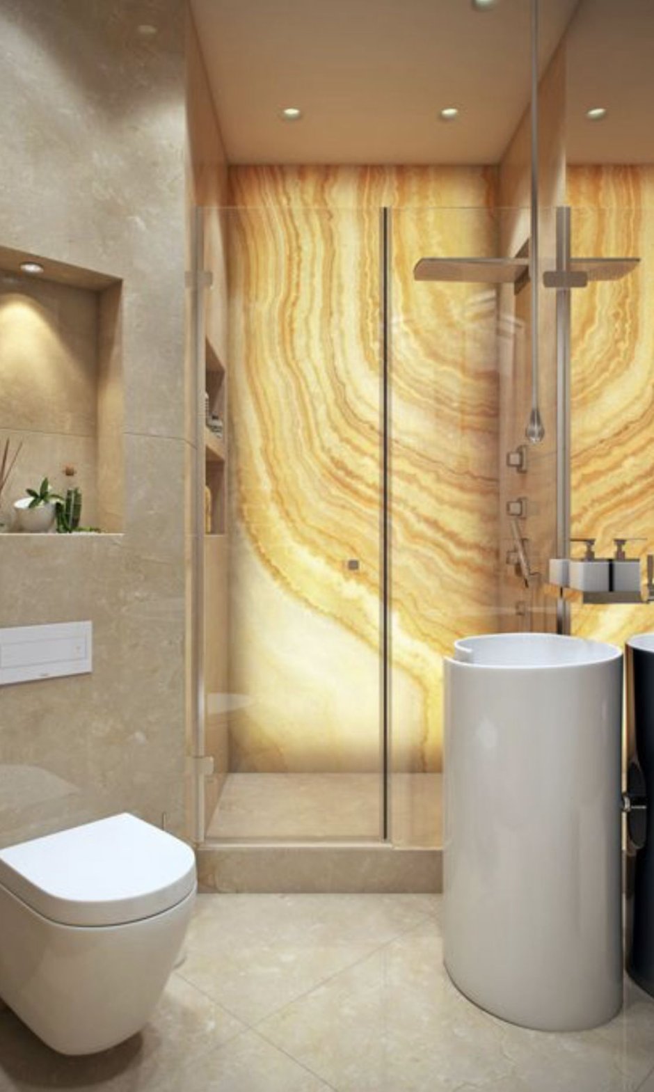 Pink Quartz в интерьер Onyx