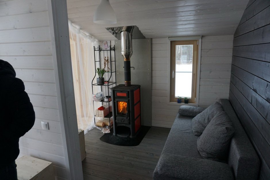 Интерьер в деревянном доме