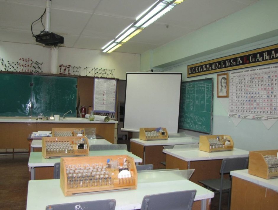 Современный кабинет химии в школе