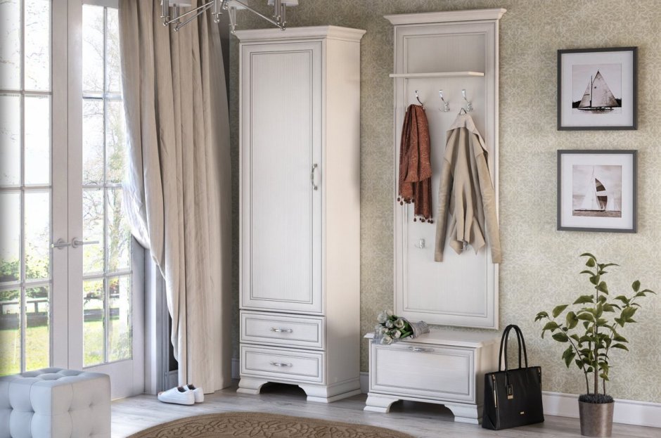 Вешалка Тиффани вудлайн крем