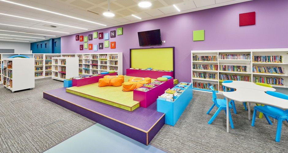 Комната для детей в библиотеке