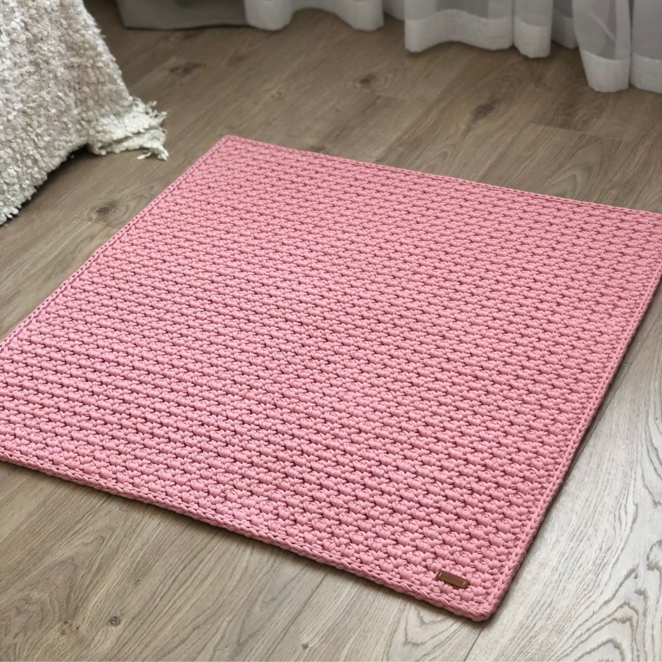 Вязаные коврики