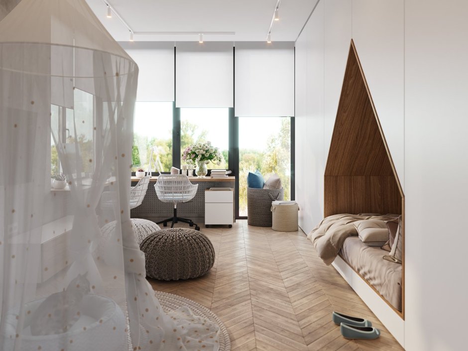 Интерьер в стиле футуризм