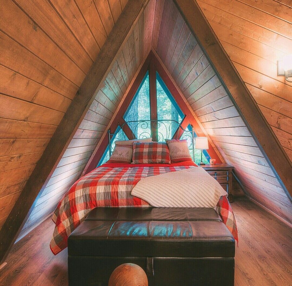 Дом шалаш интерьер 6х6