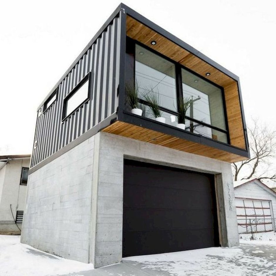 Одноэтажный модульный дом