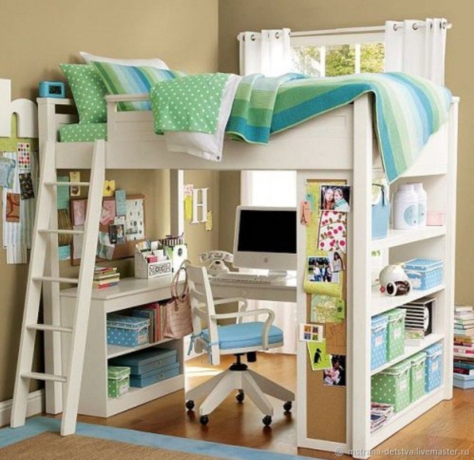 Необычные детские кровати чердаки