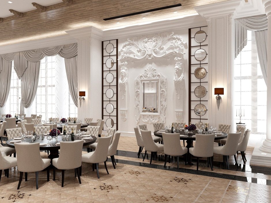 Классический интерьер ресторана
