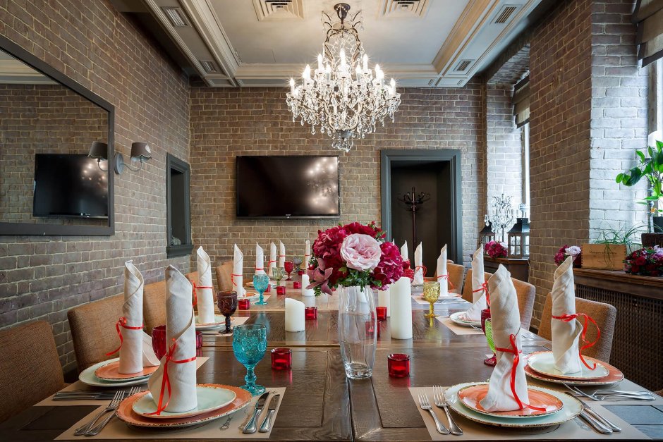 Стильные банкеты в ресторане