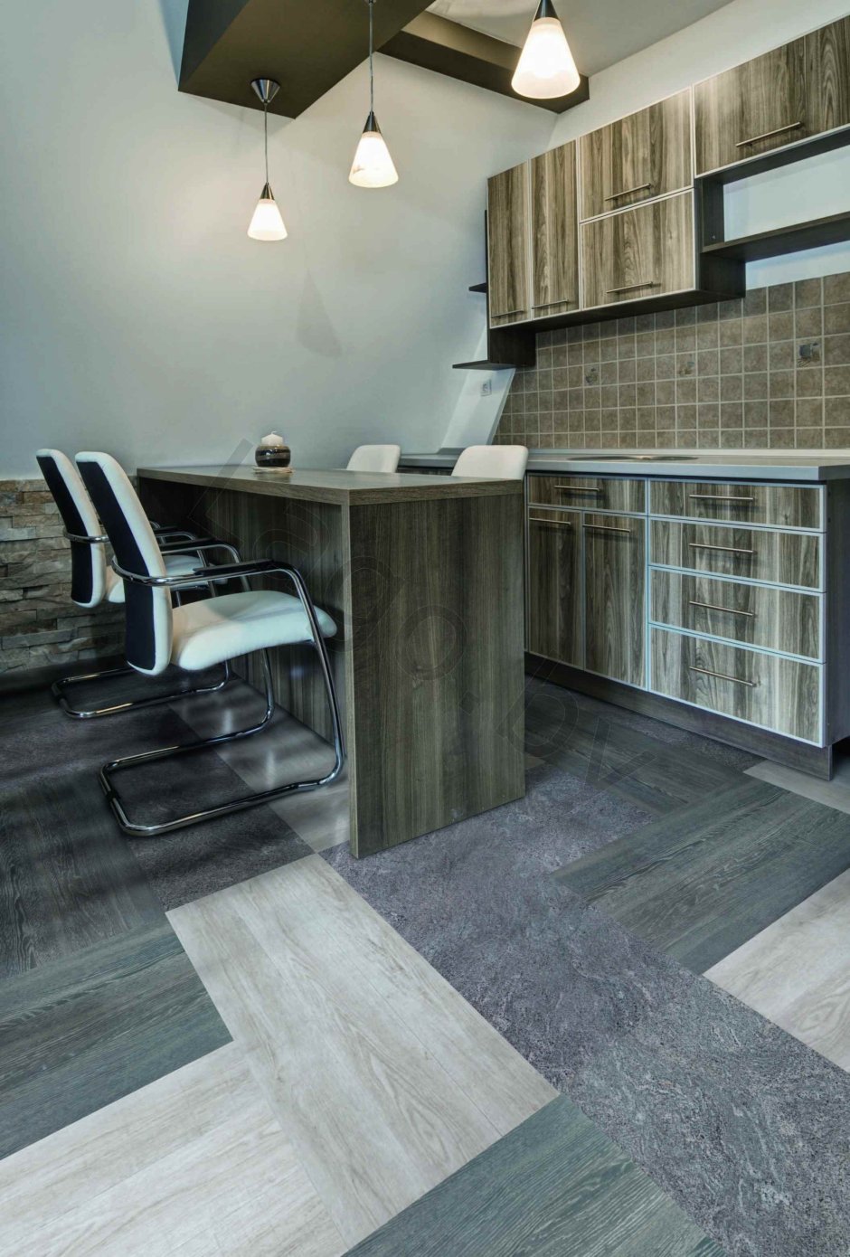 Виниловый ламинат Moduleo Concrete 40876