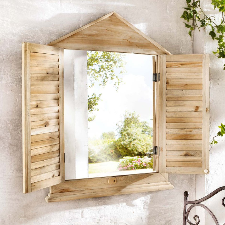 Имитация окон на фасаде дома