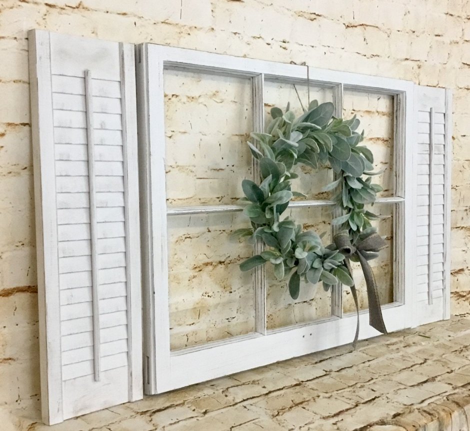 Декоративное окно в интерьере