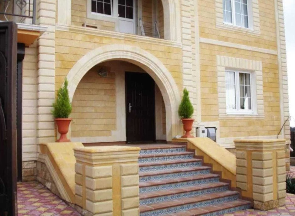 Дагестанский камень песчаник для фасадов