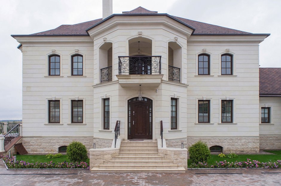 Здания отделка мрамор