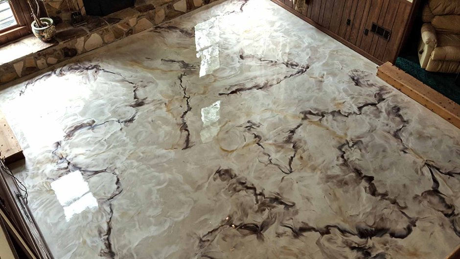 Полы из торцевых спилов дерева