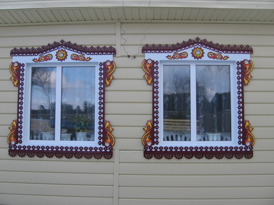 Наличники оконные из профлиста