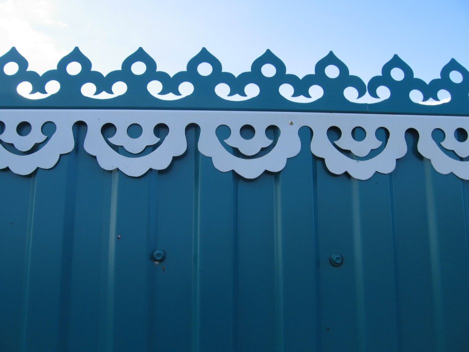 Узоры на забор