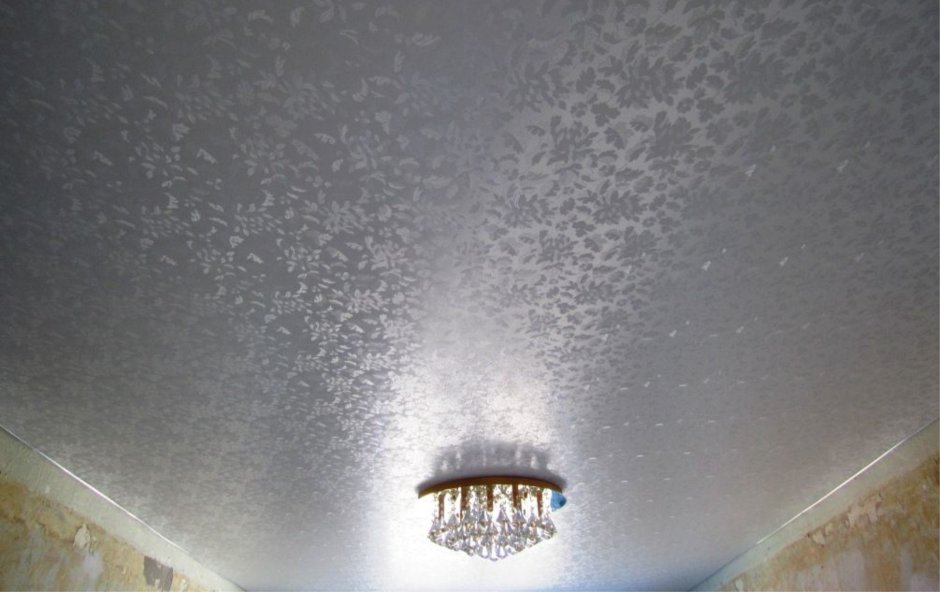 Фактурные натяжные потолки