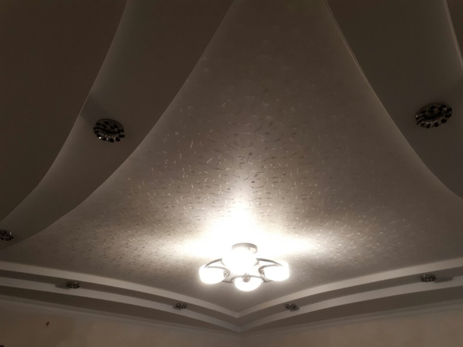 Натяжной потолок вельвет 303