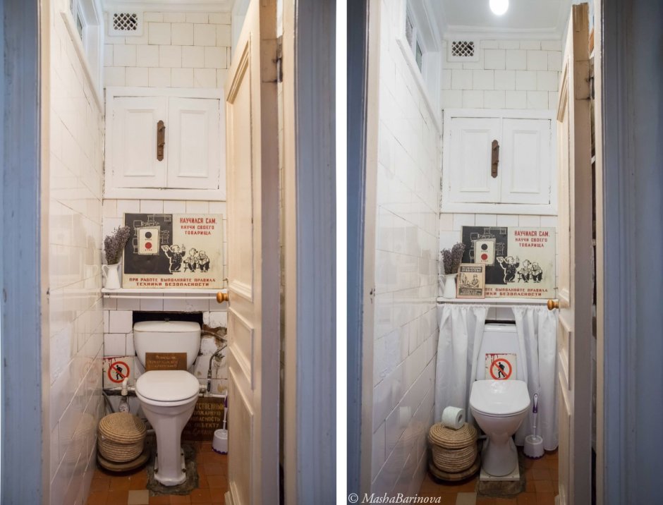 Отделка туалета в сталинке