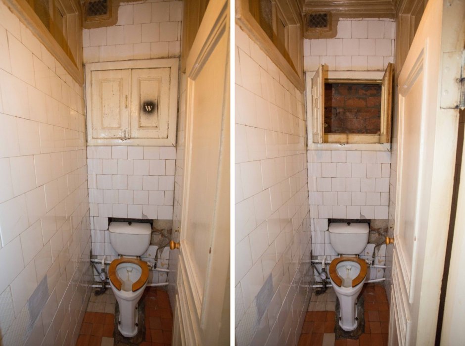 Маленький туалет в скандинавском стиле