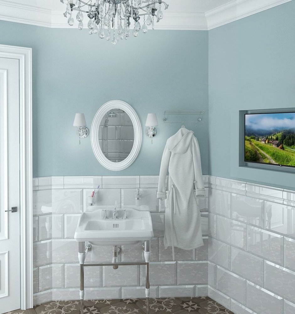 Ванная в стиле лофт хрущевка