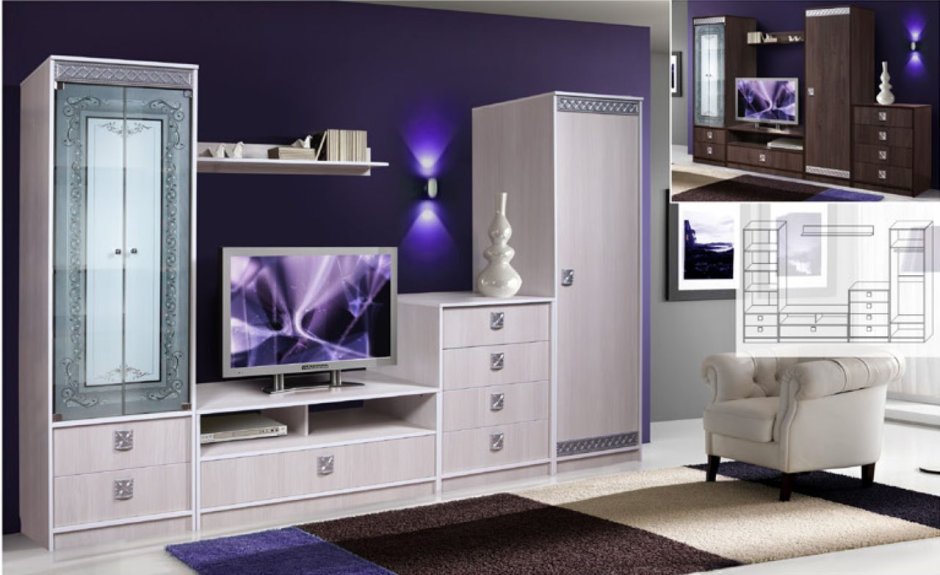 Ами мебель стенки