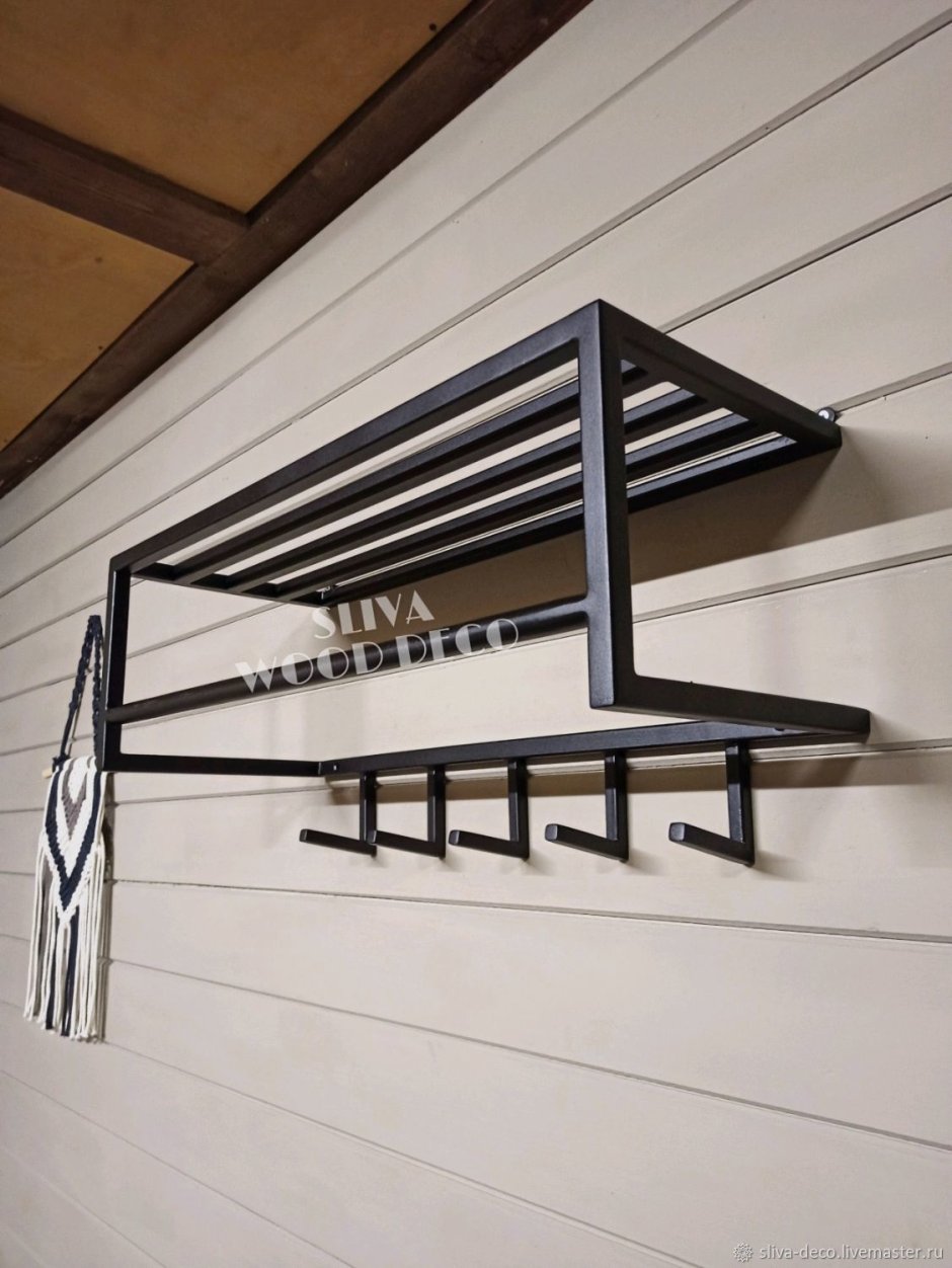 Вешалка настенная лофт