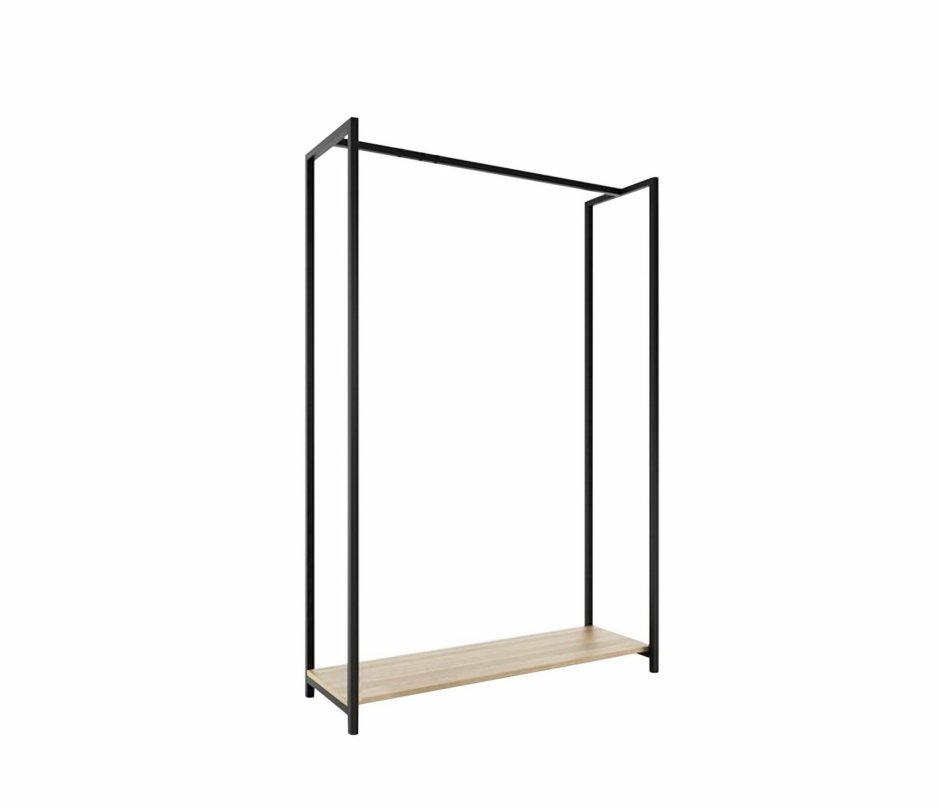 Металлический рейл для одежды