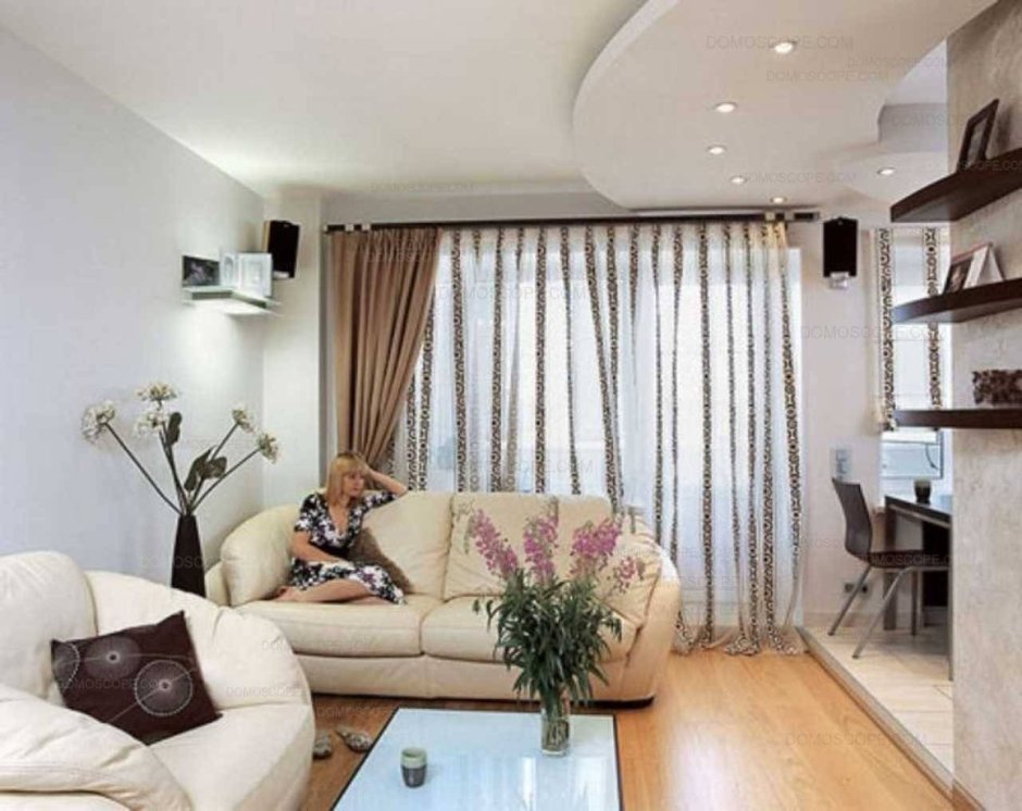 Гостиная в малогабаритной квартире