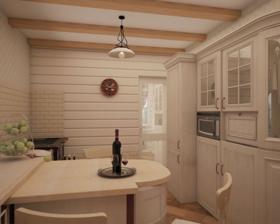 Интерьер бани в стиле Прованс