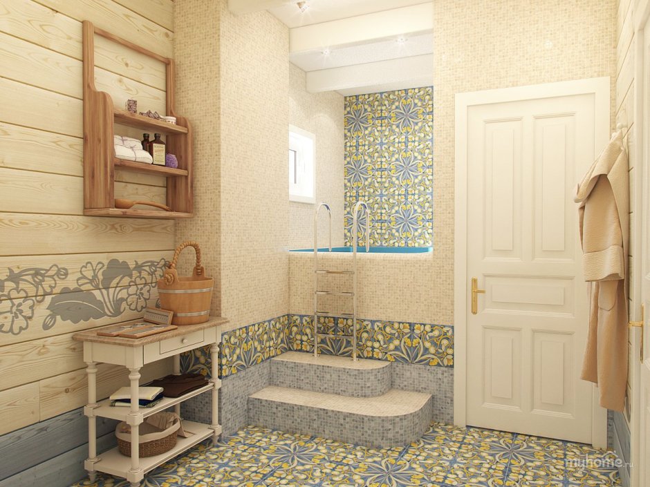Баня в стиле Прованс