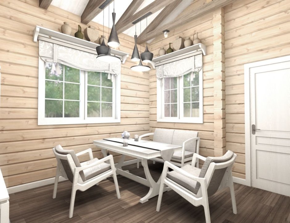 Баня в стиле Прованс