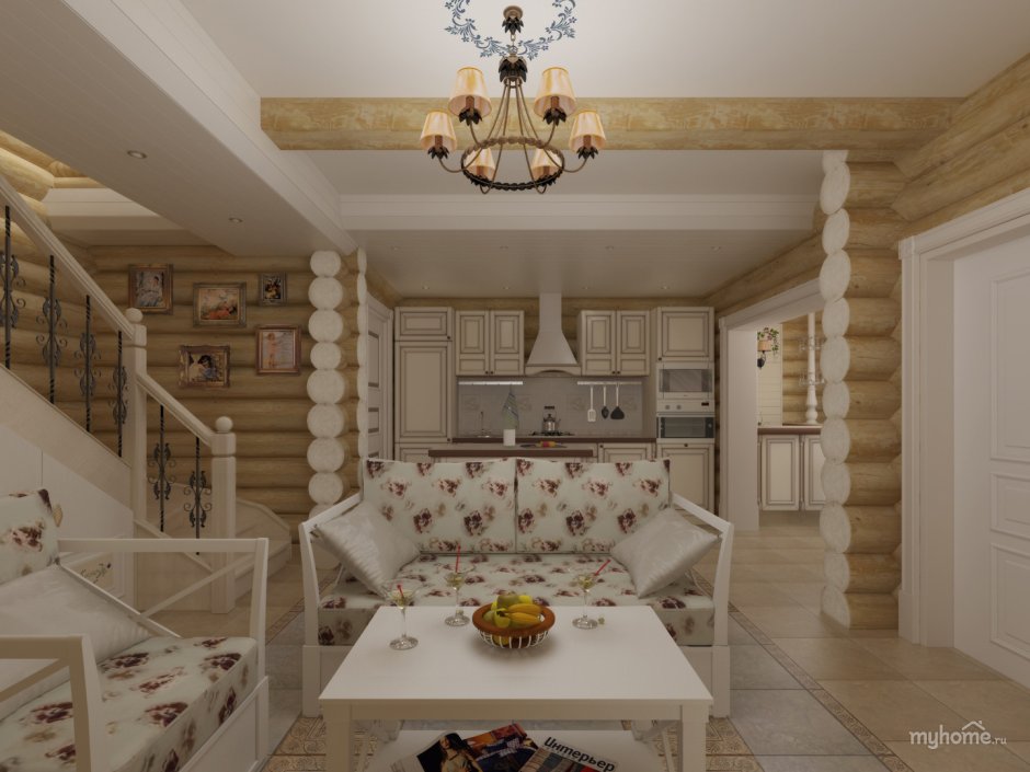 Крашеная вагонка в интерьере