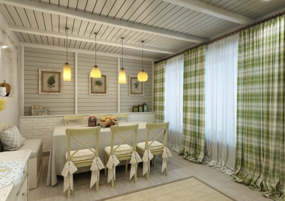 Кухня на даче в стиле Прованс