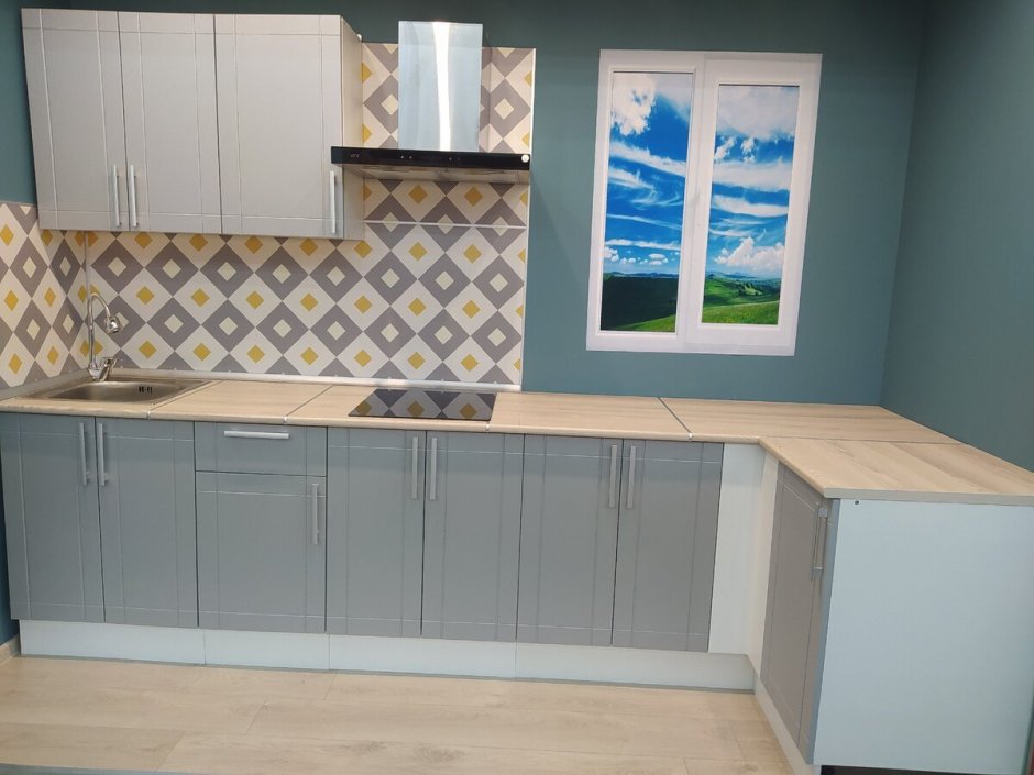 Кухня Петергоф грей Леруа Мерлен