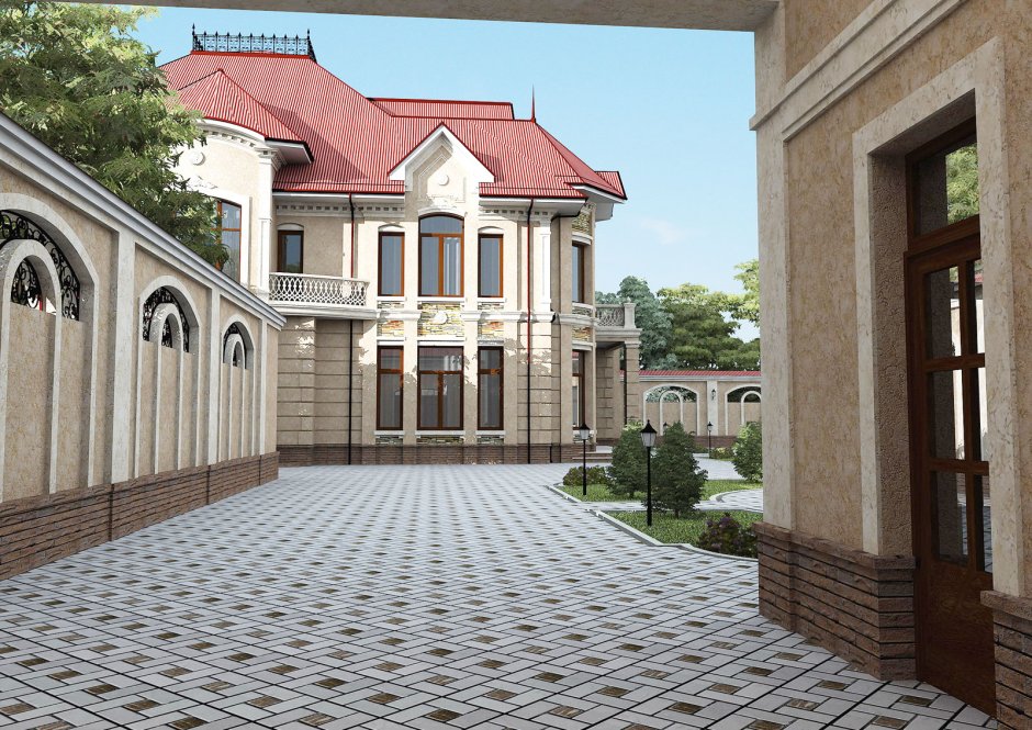 Травертин в Таджикистане