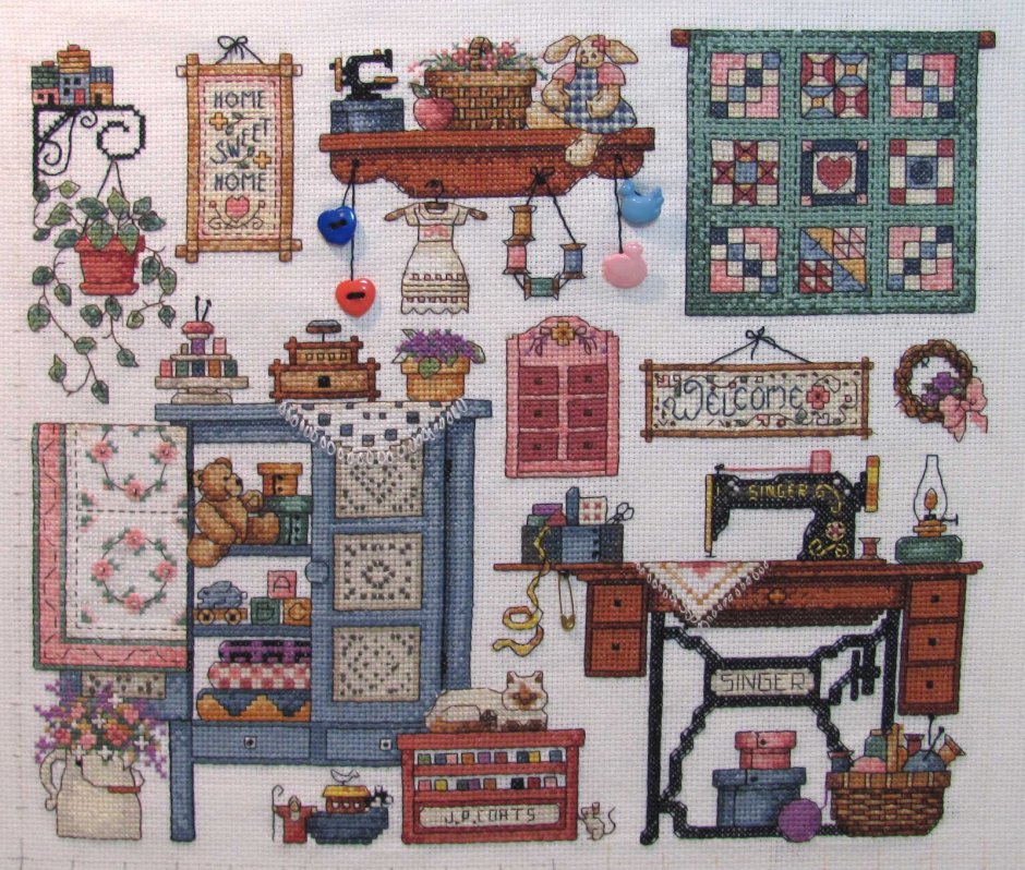 Маленькие вышивки для кухни