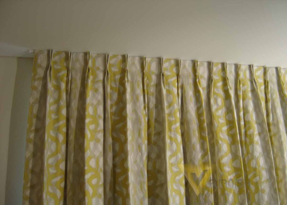 Бантовая складка на тюли