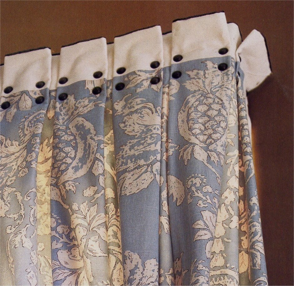 Ручная складка на шторах