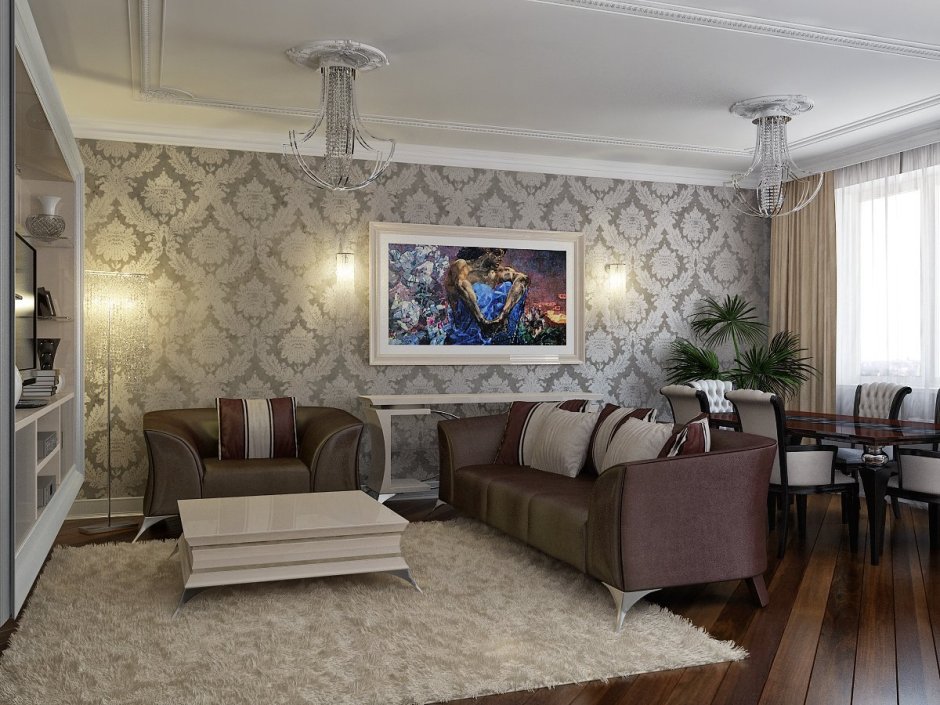 Картины в гостиную над диваном