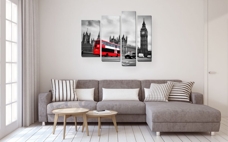 Визуализация картин в интерьере