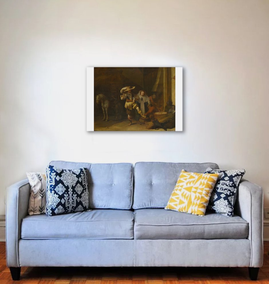 Фреска на стену в гостиную