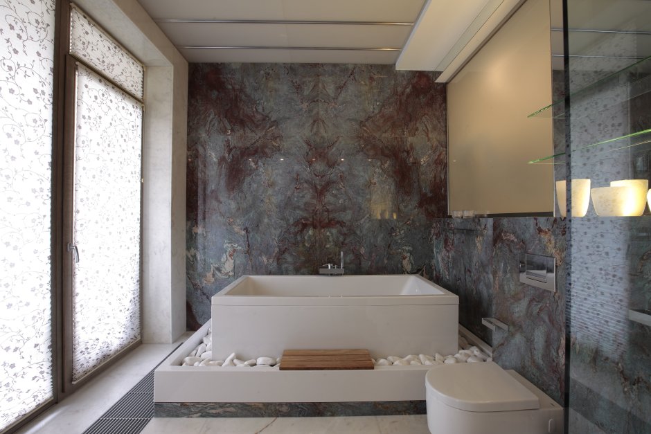 Панели под мрамор для ванной